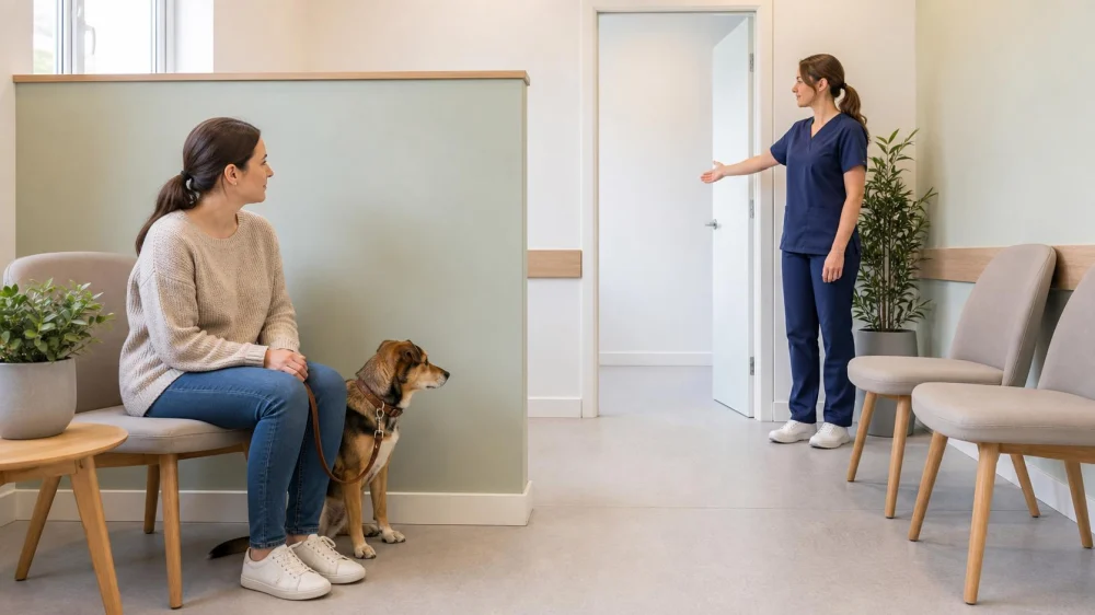 Vet Waiting Room Safety for Nervous or Reactive Pets