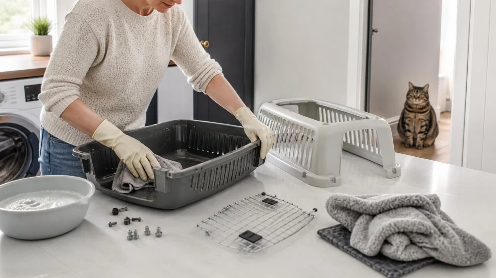 Clean a Pet Carrier Safely Before the Next UK Vet Trip