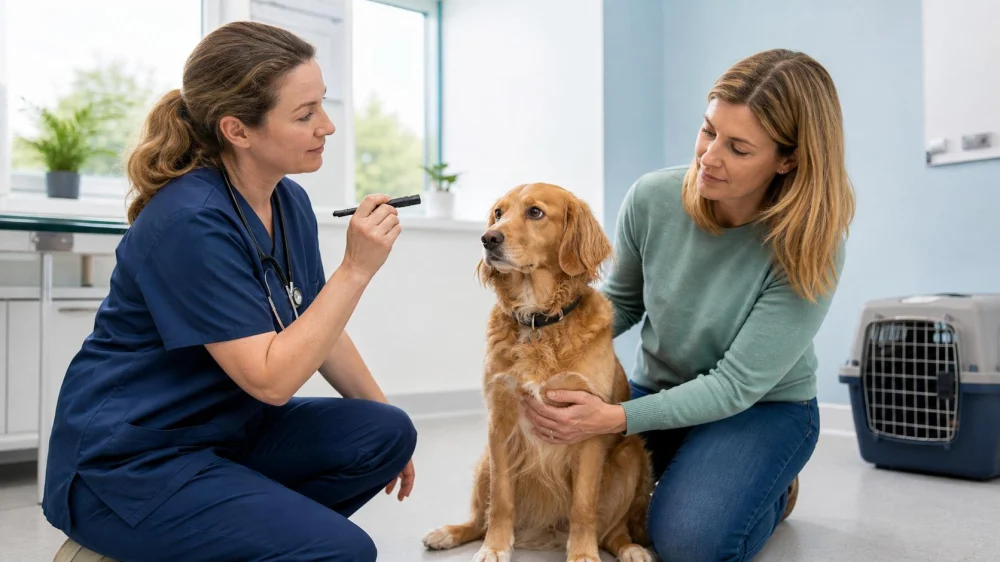 Pet Eye Redness or Discharge: Call Your UK Vet Early