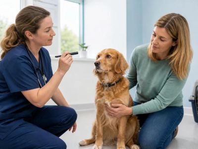 Pet Eye Redness or Discharge: Call Your UK Vet Early