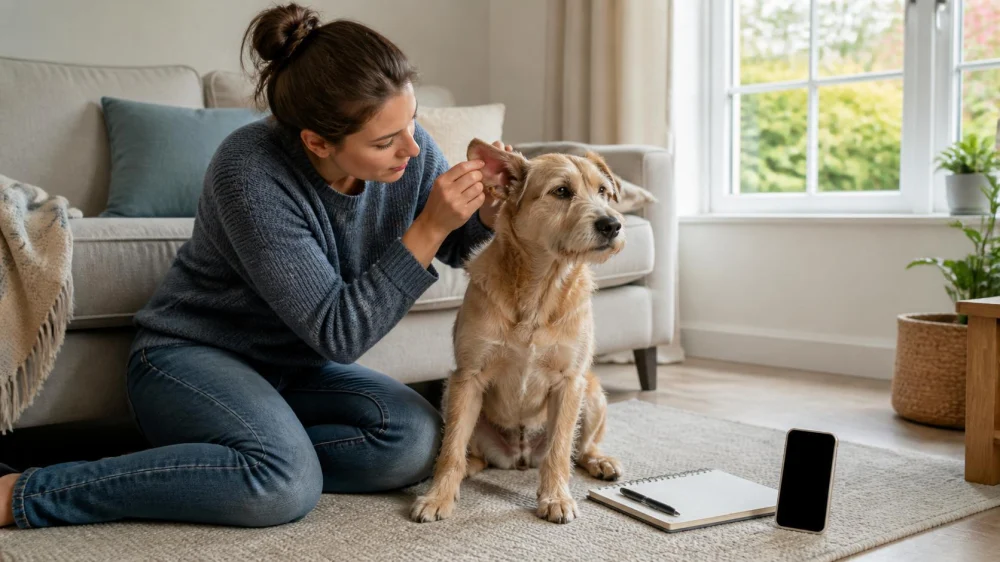 Pet Ear Scratching or Head Shaking: Call Your UK Vet