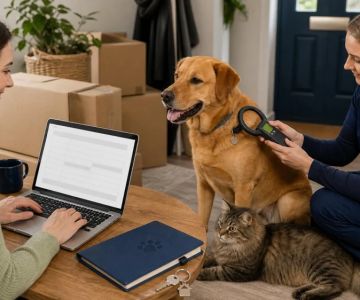 Pet Microchip Details After Moving: Update the UK Database