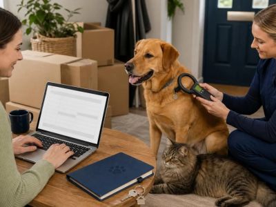 Pet Microchip Details After Moving: Update the UK Database