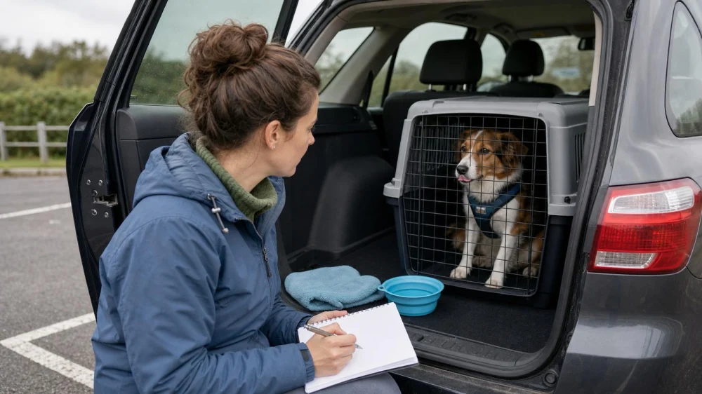 Pet Travel Sickness: What to Record for Your UK Vet