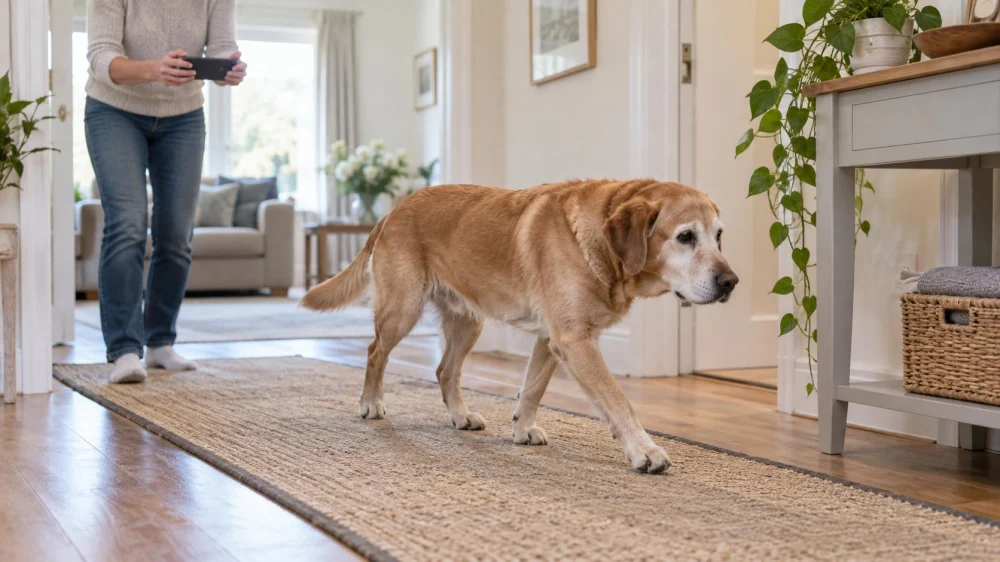 Pet Mobility Changes: What to Record for Your UK Vet