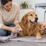 Pet Paw Cleaning: Rinse, Dry, Inspect, and Stop