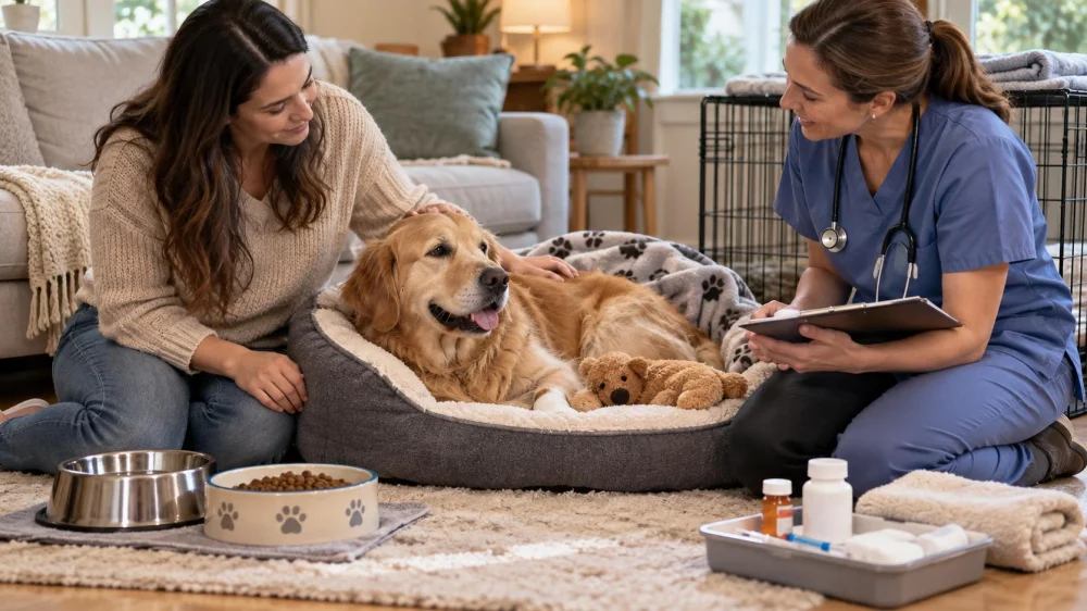 Pet Recovery Space: Set Up Rest After Vet Care