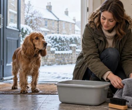 Winter Paw Care: Road Salt, Rinsing, and Skin Checks