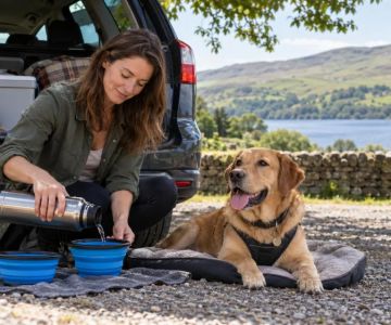 Pet Travel Water Plan: Stops, Bowls, and Heat Safety