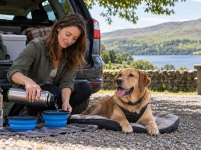 Pet Travel Water Plan: Stops, Bowls, and Heat Safety