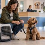 Veterinary Waiting Room Plan: Carrier, Lead, and Distance