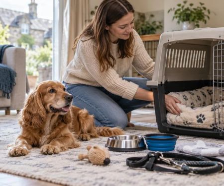 Pet Travel Crate Setup: Size, Bedding, and Secure Position