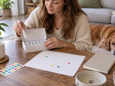 Pet Flea Product Record: Species, Dose, Date, and Reaction